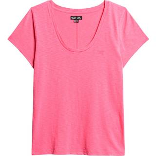 Superdry Superdry Pink Scoop Neck T-Shirt