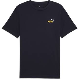 Men&#39;s Puma Essentials 2 Colour Small No. 1 Logo T-Shirt, Blue, Size L, Clothing - New Navy - L