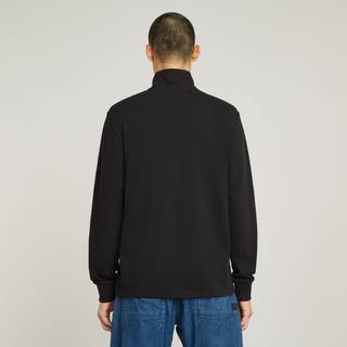 Checquard Tweeter Half Zip - Black - Men