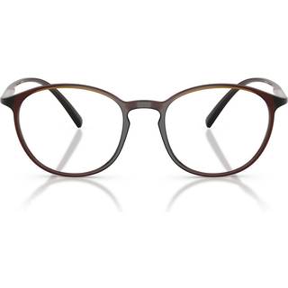 Giorgio Armani AR7275U 6239 52 Briller Mænd Brun - Transparent Brown - 52mm