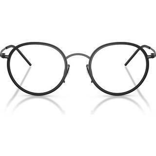 Giorgio Armani Mand AR5155 3001 Optiske stel Metal Sort Transparent Rund Normal