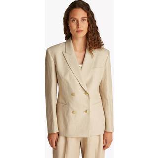Linen Blend Slim Fit Blazer
