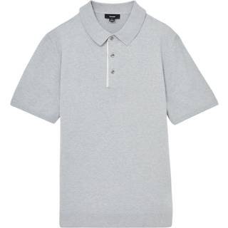 Reiss Reiss Washed Sage Green Finch Contrast-Placket Polo Shirt With Cotton
