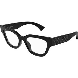 Gucci Kvinde Gucci GG1837O 004 Optiske stel Acetat Sort Transparent Sommerfugl