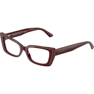 Jimmy Choo JC3018B 5057 53 Briller Kvinder Rød - Cranberry Red With Gems - 53mm