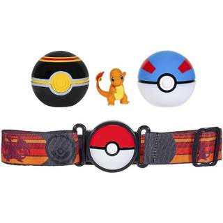 Pokemon Clip N Go bælte med Charmander figur og 2 poke balls