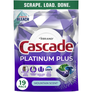 Cascade Platinum Plus Opvaskemaskine Pods Opvaskemaskine Vaskemiddel Opvaskemiddel Sbe Mountain 19 Count