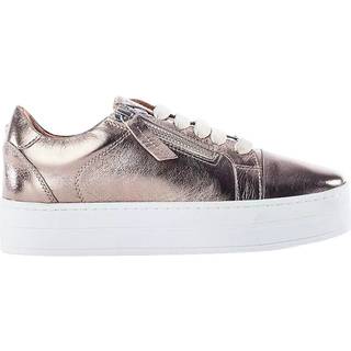 Moda in Pelle Moda In Pelle Abbiy Chunky Slab Sole Side Zip Lace Up Trainers