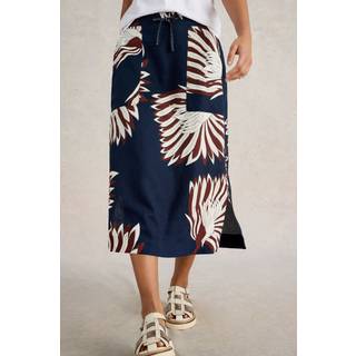 White Stuff White Stuff Blue Elle Linen Blend Skirt