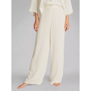 Soft Viscose Pyjama Pants - White - M