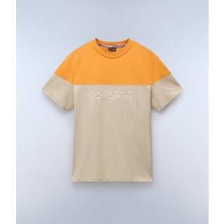 NAPAPIJRI Herren T-Shirt beige,orange