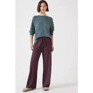 Hush Hush Brown Amie Wide Leg Joggers