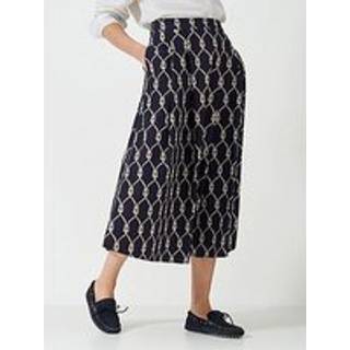 Crew Clothing Crew Clothing Blue Gabby Cotton Skirt