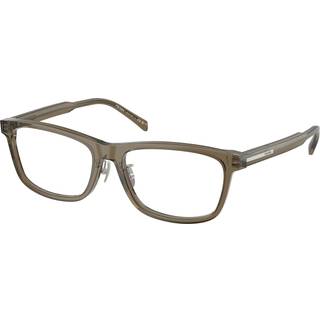 Prada Mand PR B08VD 18T1O1 Optiske stel Acetat Brun Transparent Firkantet Normal