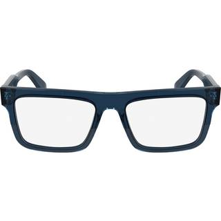 Calvin Klein Mand CK25520 438 Optiske stel Acetat Blå Firkantet Normal