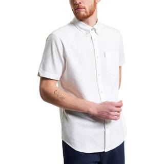 Ben Sherman Herren Kurzarmhemd weiß