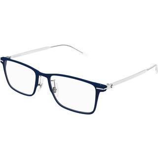 Montblanc Mand MB0396ON 009 Optiske stel Blå Transparent Firkantet