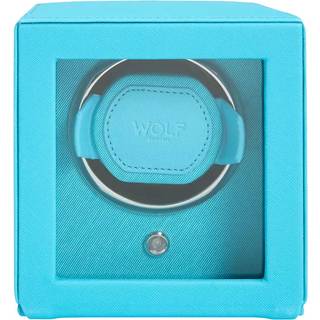 Wolf Cub Watch Winder 1 ur Blå Imiteret Læder 461124 - Unisex - Faux Leather