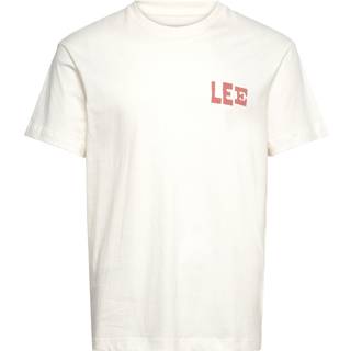 Lee Relaxed Graphic Tee Ecru Size L