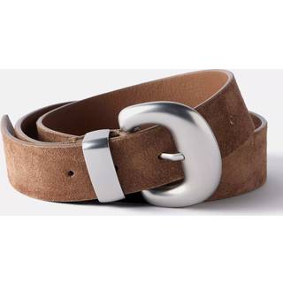 Mint Velvet Mint Velvet Brown Suede Statement Buckle Belt