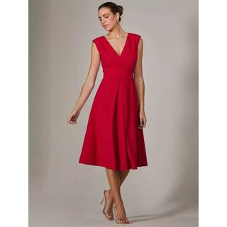 Jolie Moi Jolie Moi Ærmeløs Slips Talje Midi Kjole - 18