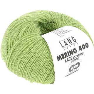 Lang Yarns Merino 400 Lace 116 Indhold: 100% Merinould Vægt/længde: 25g = ca. 200 meter Anbefalede pinde: 2.5-3.5 mm. Strikkefasthed: 10 x 10 cm = 32 m x 42 p Vask: Maskinvask 30 ℃ / Tåler ikke tørretumbling / Brug aldrig skyllemiddel.