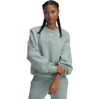 Under Armour Rival Fleece Women's Oversized Crew Silica Green / White XS