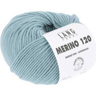 Lang Yarns Merino 120 174 Indhold: 100% Merinould Vægt/længde: 50 g = ca. 120 meter Anbefalede pinde: 3.50-4.50 mm Strikkefasthed: 10 x 10 cm = 22 m x 32 p Vask: Maskinvask 30 °C / Tåler ikke tørretumbling .
