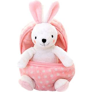 Plushland Plush Fyldt dyr 6 tommer Surprise Zip Up Egg Hideaway Spring Inspireret gave til piger og drenge f?dselsdag Mors dag (New Bunny)