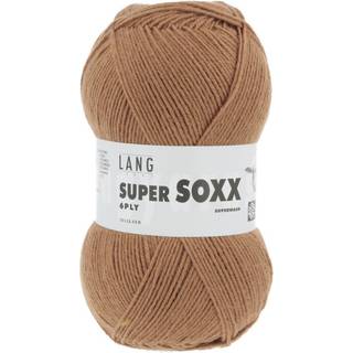 Lang Yarns Super Soxx 6-ply 039 Indhold: 75% Virgin uld, 25% Polyamid Vægt/længde: 150 g = ca. 410 meter Anbefalede pinde: 3-4 mm Strikkefasthed: 10 x 10 cm = 22 m x 33 p Vask: Maskinvask 40 ℃ / Brug aldrig skyllemiddel.