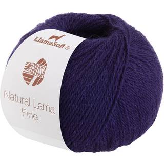 Lana Grossa Natural Lama Fine 106 Marineblå Indhold: 100% baby lamauld Vægt/Længde: 50 g = ca. 150 meter Anbefalede pinde: 4 mm Strikkefasthed: 10 x 10 cm = 25 m x 33 p Vask:Håndvask / Tørres fladt.