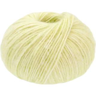 Lana Grossa Natural Alpaca Pelo 20 Sart grøn meleret Indhold: 63% bomuld, 31% baby alpaca, 6% ren ny merinould Vægt/Længde: 50 g = ca. 125 meter Anbefalede pinde: 5-6 mm Strikkefasthed: 10 x 10 cm = 17 m x 24 p Vask:Håndvask / Tørres fladt.