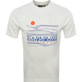 Napapijri Napapijri Buti Short Sleeve 100% Cotton White T-Shirt
