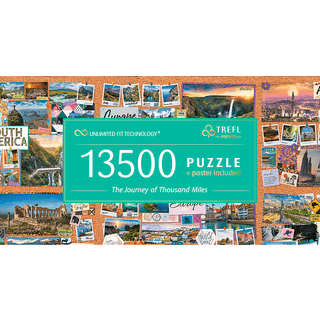 Trefl Unlimited Fit, Bucket List, 13500 pieces