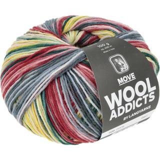 Lang Yarns Move 006 Indhold: 75% superwash merinould, 25% polyamid Vægt/længde: 100 g = ca 400 meter Anbefalede pinde: 2.50-3.00 mm Strikkefasthed: 10 x 10 cm = 30 m x 41 p Vask: Maskinvask ved op til 30 ℃ / Tåler ikke tørretumbling / Brug aldrig skyllemiddel.