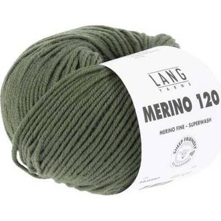Lang Yarns - Merino 120 Fv. 397 Krokodille Grøn