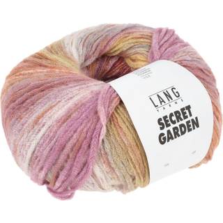 Lang Yarns Secret Garden 001 Indhold: 84% bomuld, 16% polyamid Vægt/længde: 50 g = ca 240 meter Anbefalede pinde: 3.50-4.50 mm Strikkefasthed: 10 x 10 cm = 21 m x 36 p Vask: Maskinvask 30 °c / Tåler ikke tørretumbling.