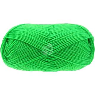 Lana Grossa Meilenweit 50 1394 Neongrøn Indhold:80% ren, ny uld, 20% polyamid Vægt/længde: 50 g = ca. 210 meter Anbefalede pinde: 2.50-3.00 mm Strikkefasthed:10 x 10 cm = 28 m x 40 p Vask:Finvask 40℃ / Kan tørretumbles.