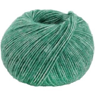 Lana Grossa Natural Alpaca Pelo 25 Petroleum meleret Indhold: 63% bomuld, 31% baby alpaca, 6% ren ny merinould Vægt/Længde: 50 g = ca. 125 meter Anbefalede pinde: 5-6 mm Strikkefasthed: 10 x 10 cm = 17 m x 24 p Vask:Håndvask / Tørres fladt.