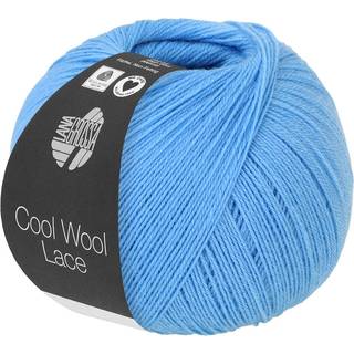 Lana Grossa Cool Wool Lace - Merinould Azurblå 48