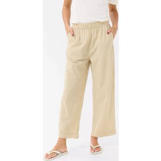 Kaffe Kanaya Striped Culotte Pants Bukser 10509009 Chincilla / White Stripe (40)