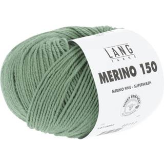 Lang Yarns Merino 150 091 Indhold: 100% Superwash merinould Vægt/længde: 50 g = ca 150 meter Anbefalede pinde: 3.00-3.50 mm Strikkefasthed: 10 x 10 cm = 27 m x 37 p Vask: Maskinvask 30 ℃ / Tåler ikke tørretumbling / Brug aldrig skyllemiddel.