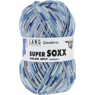Lang Yarns Super Soxx Color 4-ply 390 Indhold: 75% ny uld, 25% polyamid Vægt/længde: 100 g = ca. 420 meter Anbefalede pinde: 2.5-3.5 mm. Strikkefasthed: 10 x 10 cm = 30 m x 41 p Vask: Maskinvask 40 ℃ / Kan tørretumbles / Brug aldrig skyllemiddel.