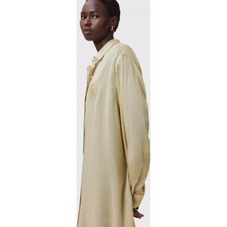 All Saints AllSaints Yellow Ezra Shirt Dress