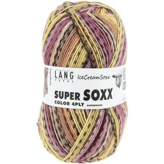 Lang Yarns Super Soxx Color 4-ply 478 Indhold: 75% ny uld, 25% polyamid Vægt/længde: 100 g = ca. 420 meter Anbefalede pinde: 2.5-3.5 mm. Strikkefasthed: 10 x 10 cm = 30 m x 41 p Vask: Maskinvask 40 ℃ / Kan tørretumbles / Brug aldrig skyllemiddel.