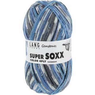 Lang Yarns Super Soxx Color 4-ply 388 Indhold: 75% ny uld, 25% polyamid Vægt/længde: 100 g = ca 420 meter Anbefalede pinde: 2.50-3.50 mm Strikkefasthed: 10 x 10 cm = 30 m x 41 p Vask: Maskinvask 40 ℃ / Kan tørretumbles / Brug aldrig skyllemiddel.