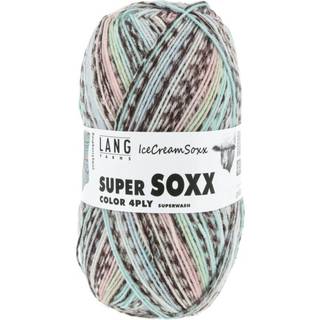 Lang Yarns Super Soxx Color 4-ply 480 Indhold: 75% ny uld, 25% polyamid Vægt/længde: 100 g = ca 420 meter Anbefalede pinde: 2.50-3.50 mm Strikkefasthed: 10 x 10 cm = 30 m x 41 p Vask: Maskinvask 40 ℃ / Kan tørretumbles / Brug aldrig skyllemiddel.