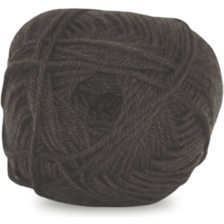Baby Wool i 100% Merionould - "Trunte" Hjertegarn Mørkebrun 294