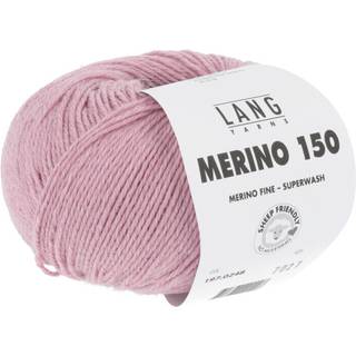 Lang Yarns Merino 150 248 Indhold: 100% Superwash merinould Vægt/længde: 50 g = ca 150 meter Anbefalede pinde: 3.00-3.50 mm Strikkefasthed: 10 x 10 cm = 27 m x 37 p Vask: Maskinvask 30 ℃ / Tåler ikke tørretumbling / Brug aldrig skyllemiddel.