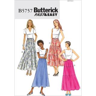Butterick m?nstre B5757 Misse nederdel St?rrelse ZZ (LRG-XLG-XXL)